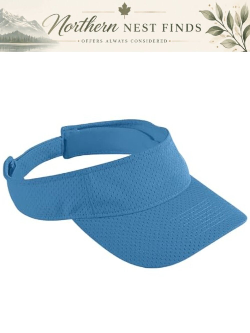 Athletic Mesh Visor Adjustable Breathable Sun Hat for Golf Running Outdoor